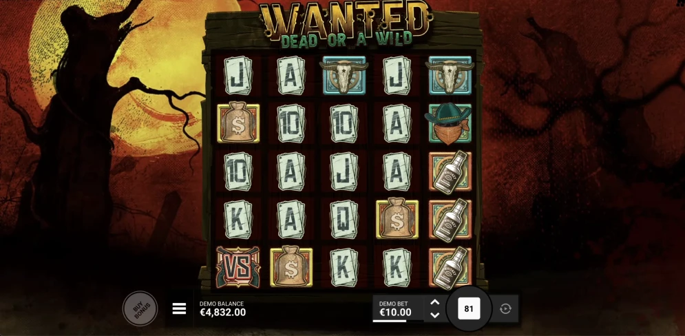 Wanted Dead Or A Wild Slot